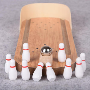 Zuhause Holz Mini Bowling Spiel Set