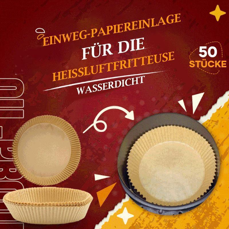 Heißluftfritteuse Einweg-Papiereinlage(50 Stück)