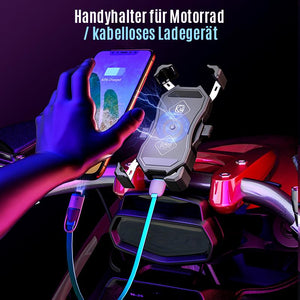 Wireless-Ladegerät in Motorrad